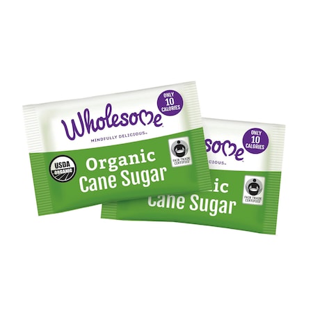 Wholesome Sweetener Wholesome Sweeteners Organic Cane Sugar Packet 2.6g Packet, PK1000 44126